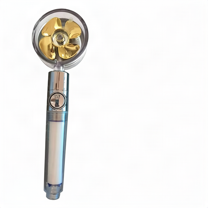 Shower head with pressure balance, ABS, round