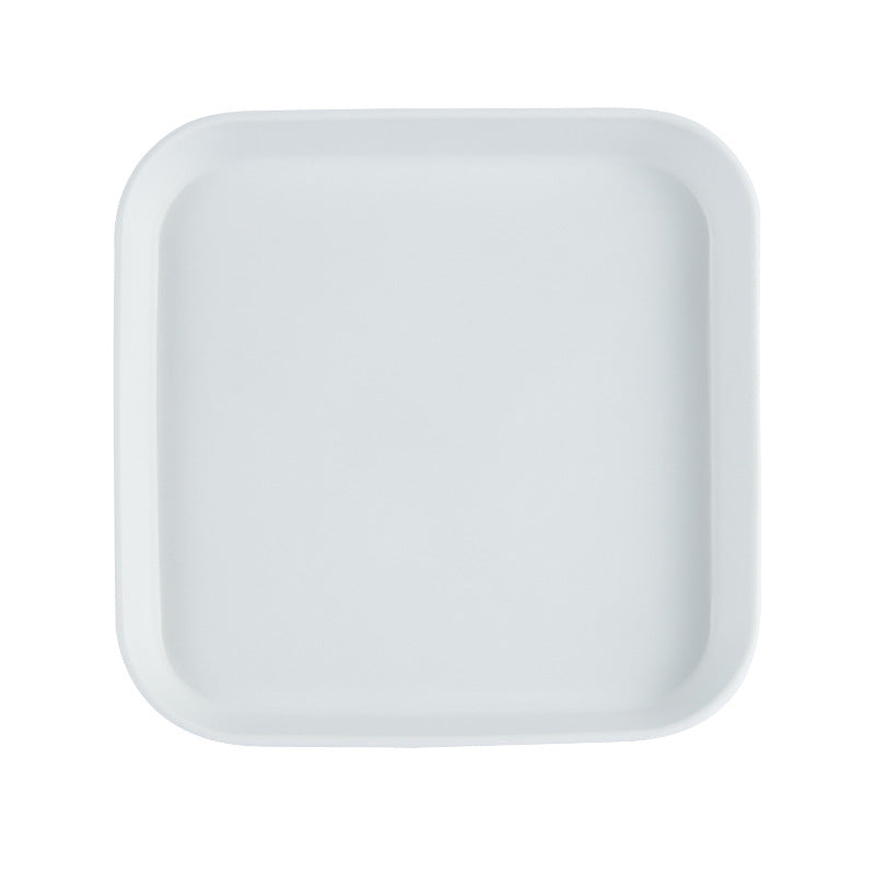 Plastic feeding bowl, square