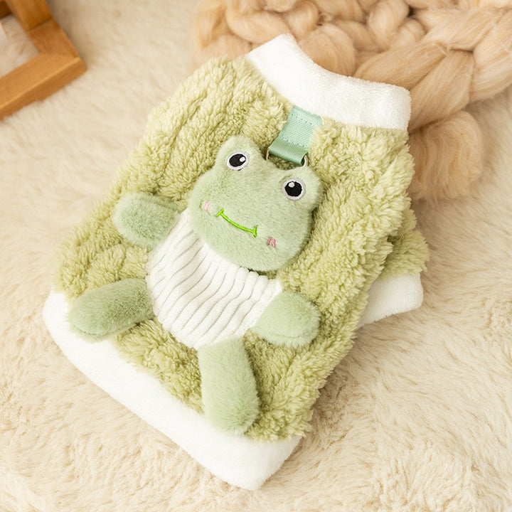 Dog vest with scarf for small dogs