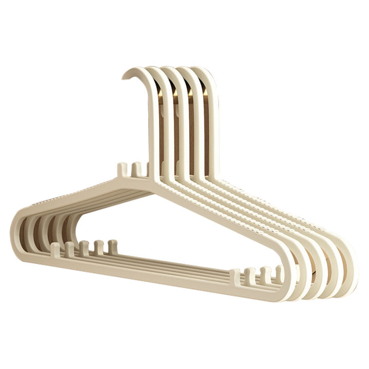 Plastic clothes hangers with slip protection, 5–50 pieces