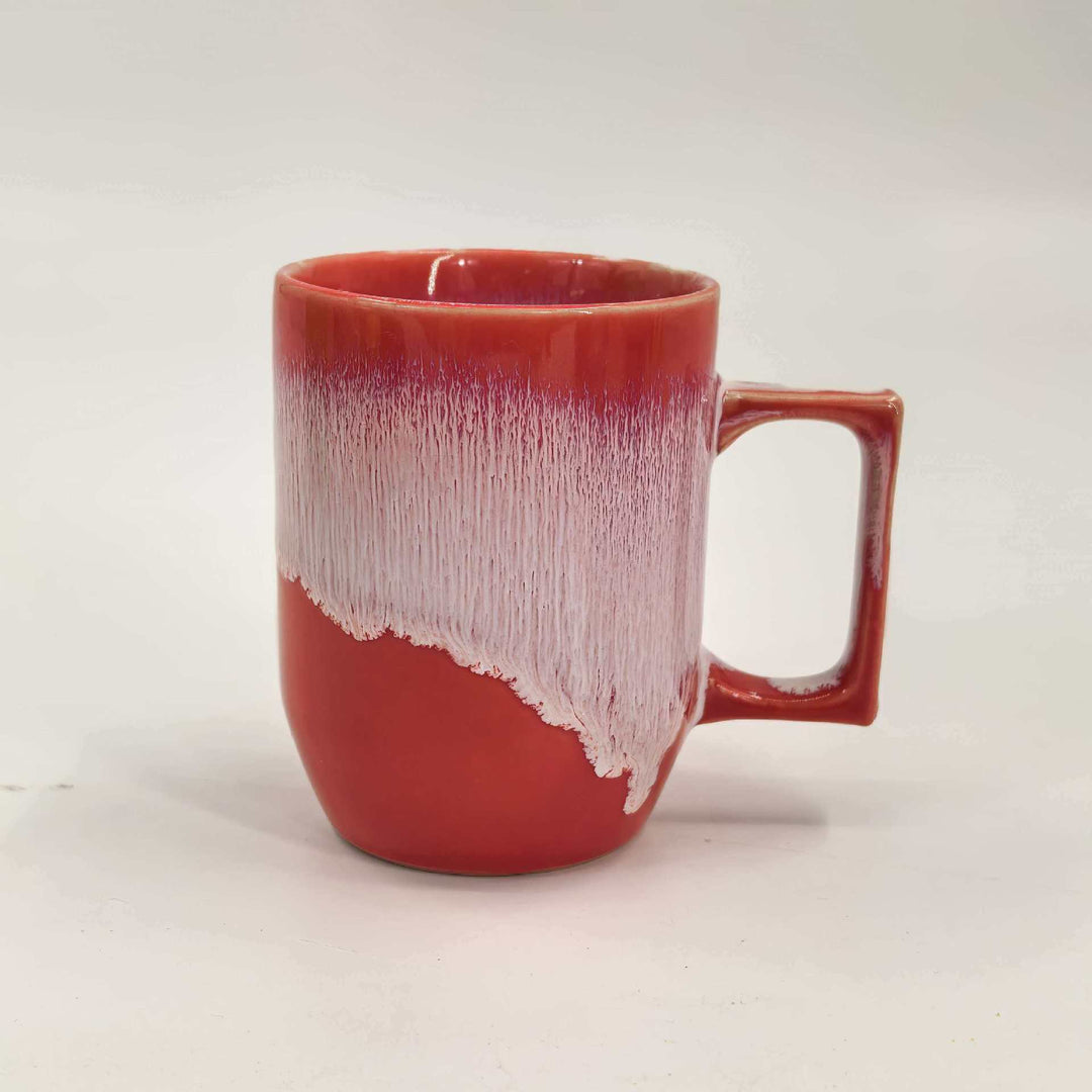 Ceramic coffee cup 346 ml with burning effect
