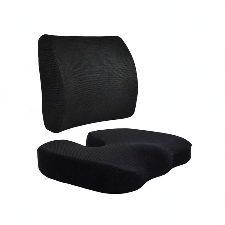 Gel seat cushion with memory foam, 45×36×7 cm