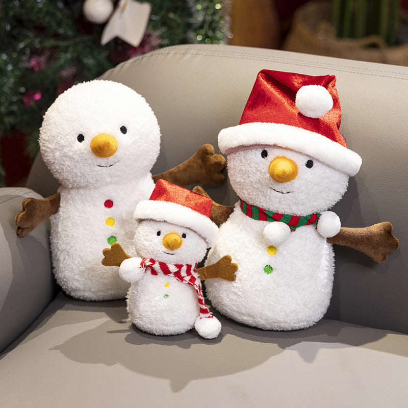 Christmas plush figures made of polyester fiber