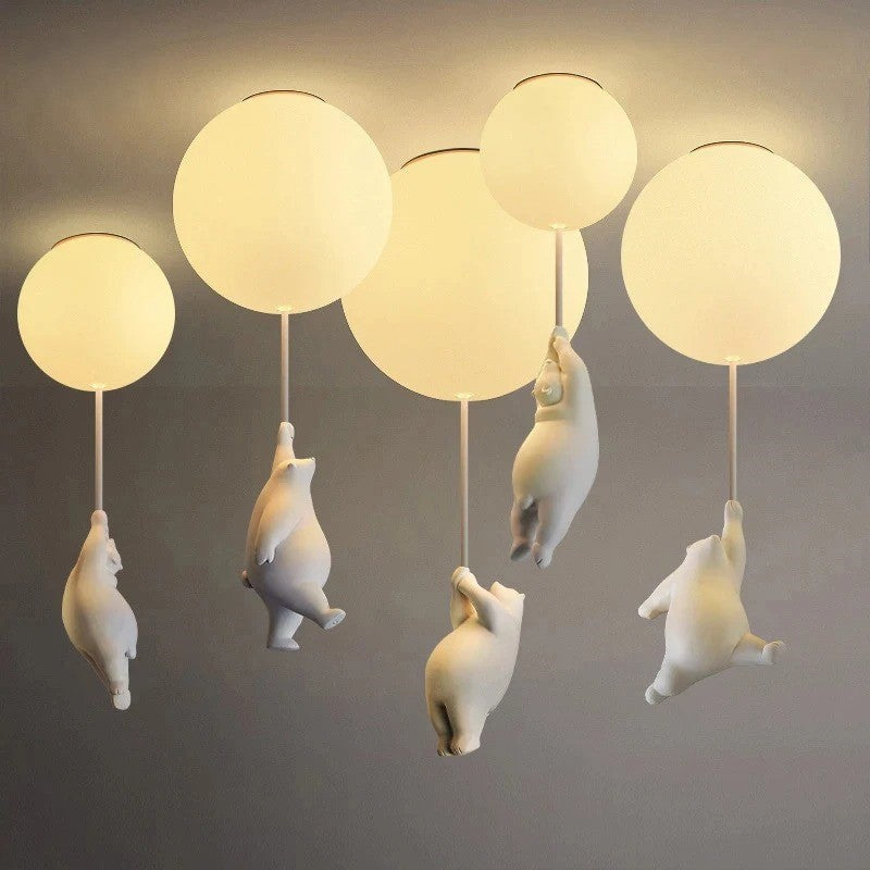 Kalsten | Hanging Bears Balloons Lamp