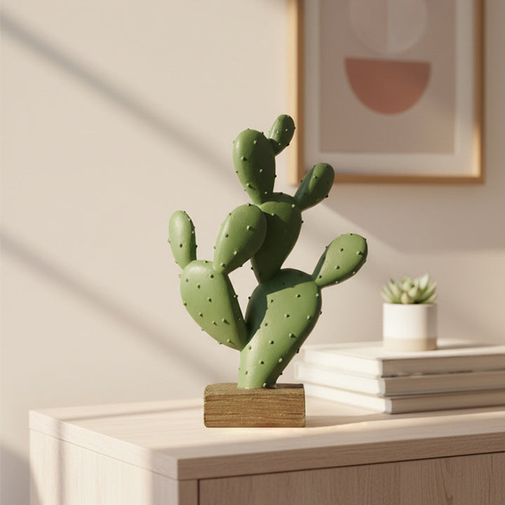 Resin decorative figure cactus, Nordic design