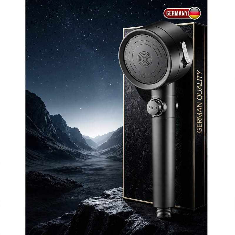 High-pressure shower head with turbo function