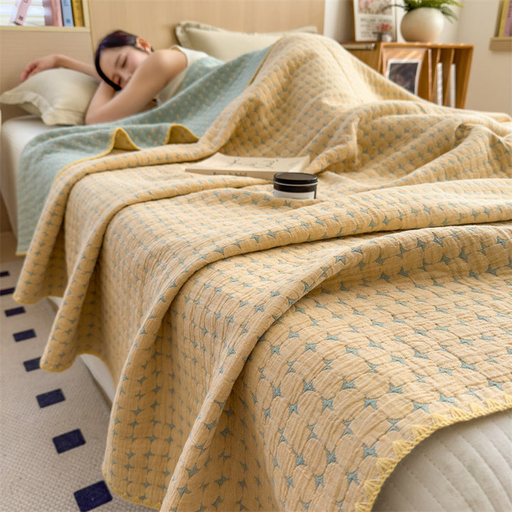 Cooling blanket made of cotton, 1000–1500 g