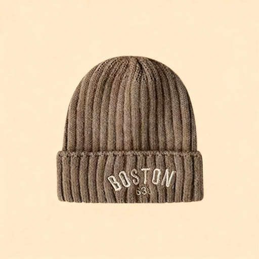 Children's hat with earflaps, knitted, warm