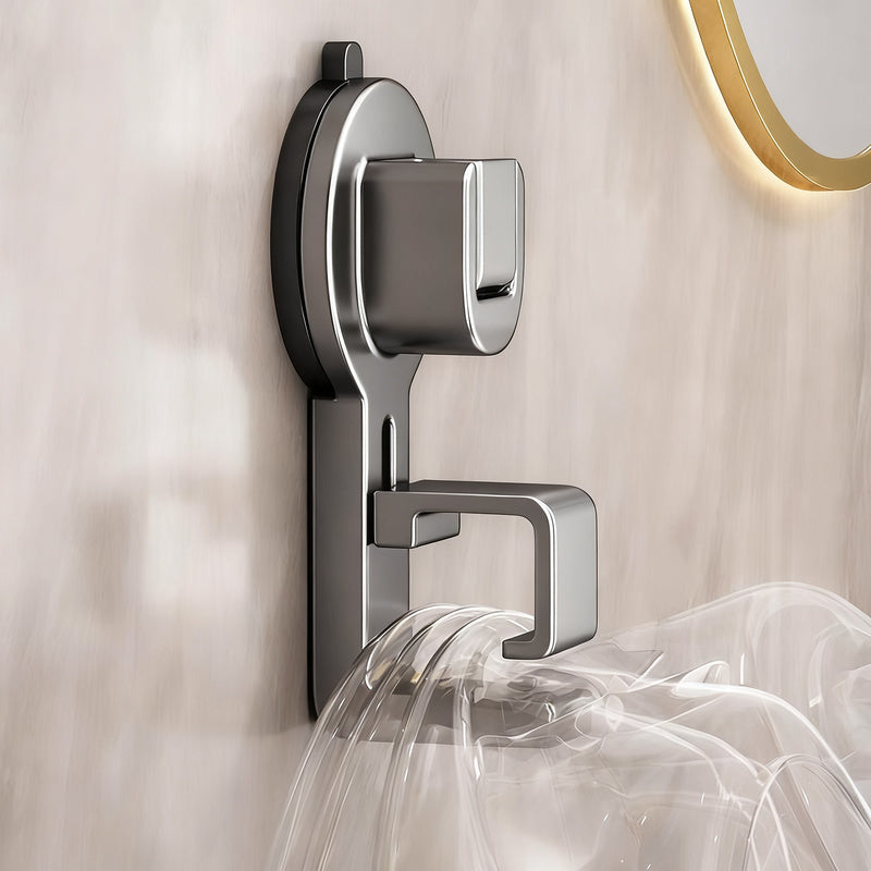 Suction cup sink hook, height adjustable
