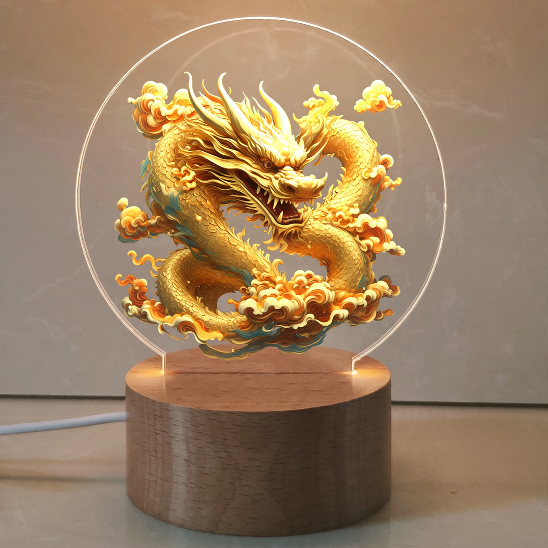 3D Architecture Night Light with Acrylic Screen