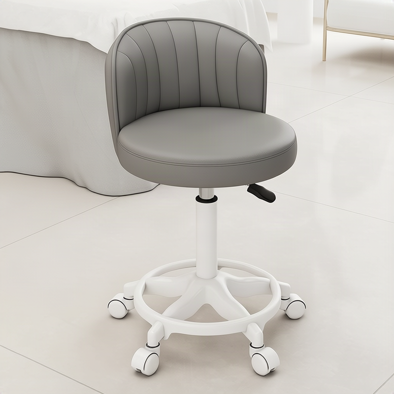 Bar stool with bowl and high backrest