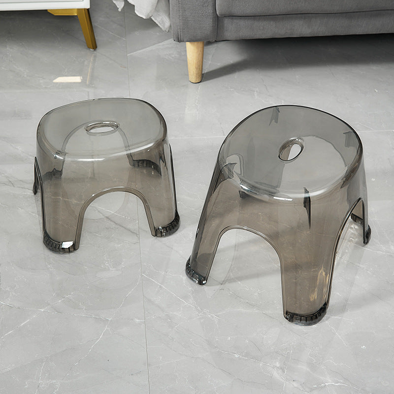 Plastic stool, square, sturdy