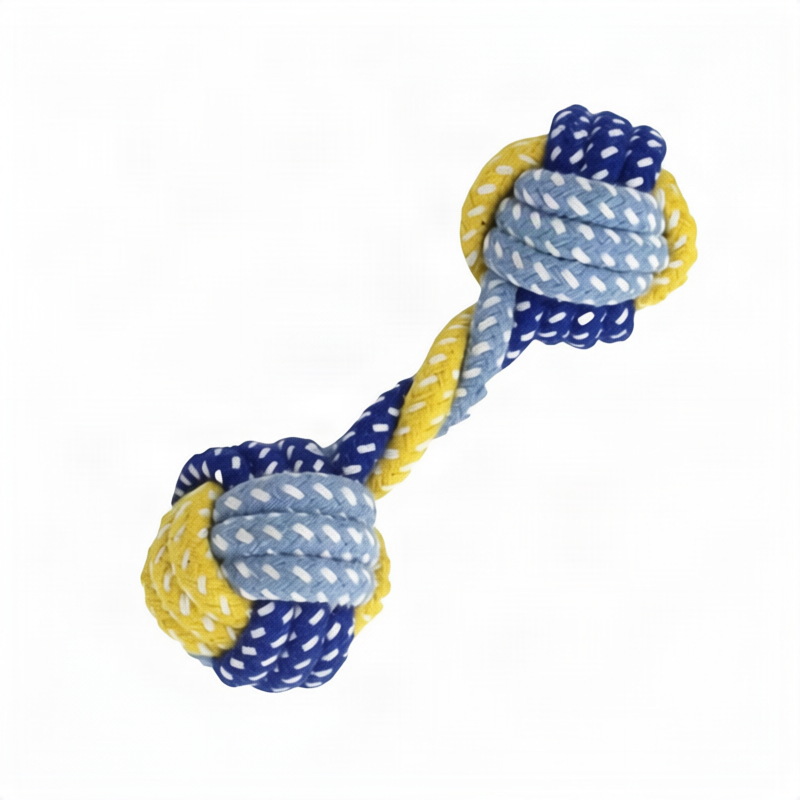 Dog toy made of cotton rope
