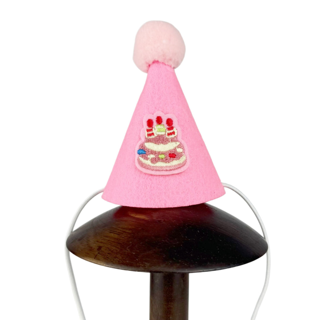 Birthday set for pets with hat and bib