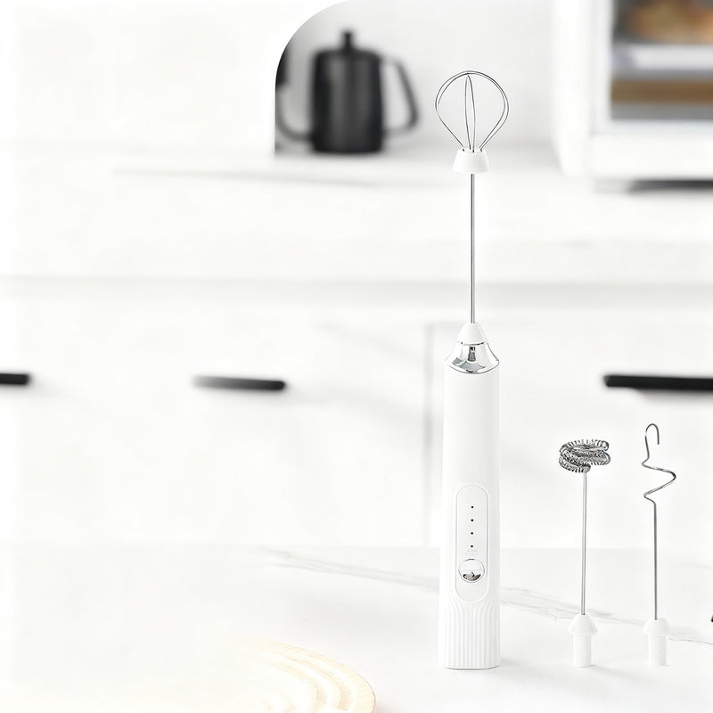 Electric milk frother, USB-C, multiple functions