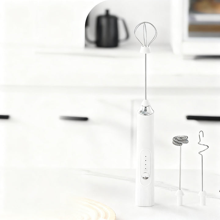 Electric milk frother, USB-C, multiple functions
