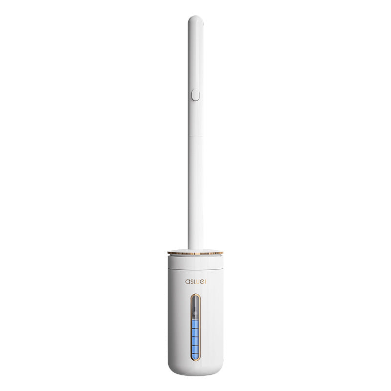 Toilet brush with interchangeable heads