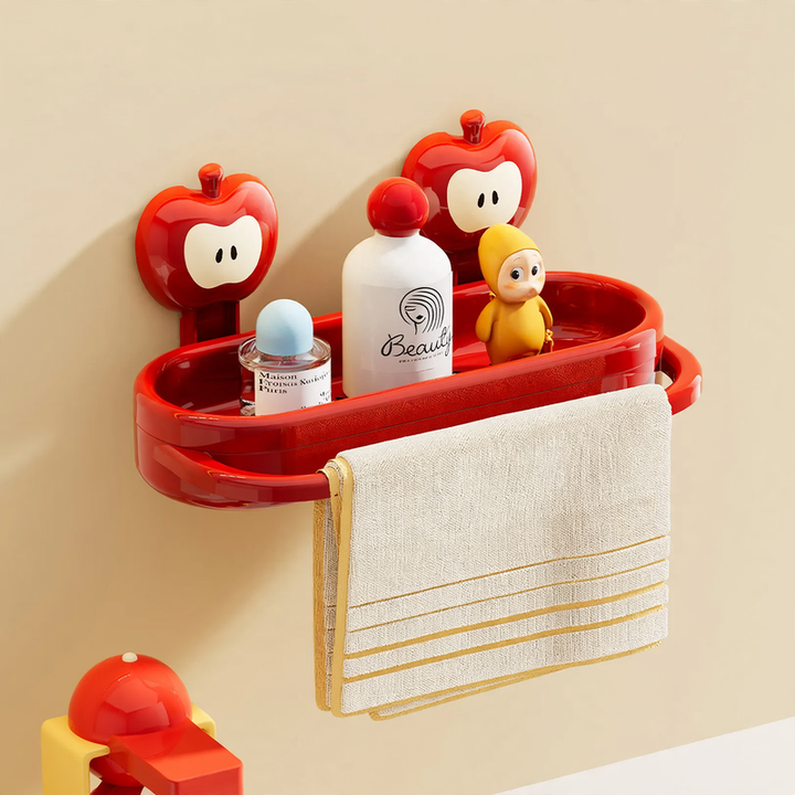 Kitchen organizer with suction cup, plastic