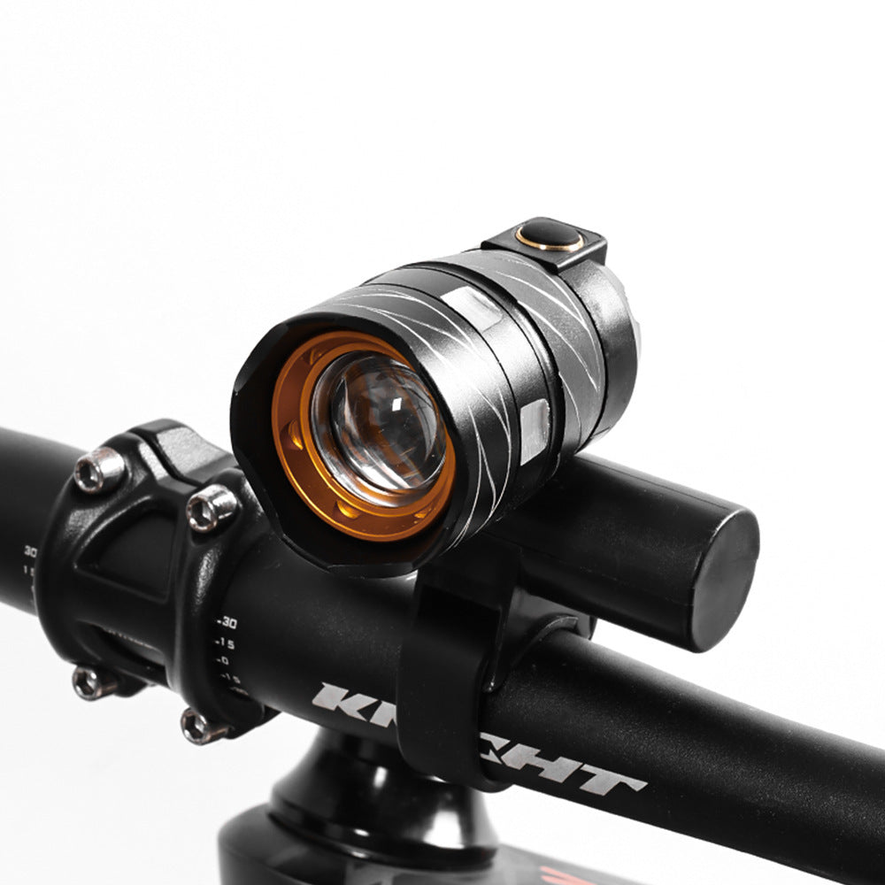 Bicycle light T6 with USB charging and high beam