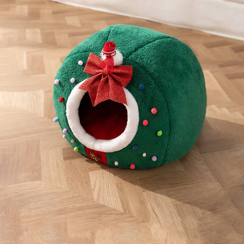 Pet cave semi-closed, polyester, various sizes