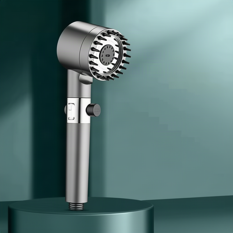 Multifunctional shower head with LED and massage function