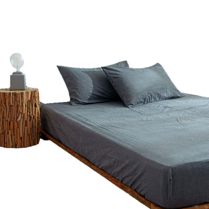 Cotton fitted sheet, 1.8 m bed