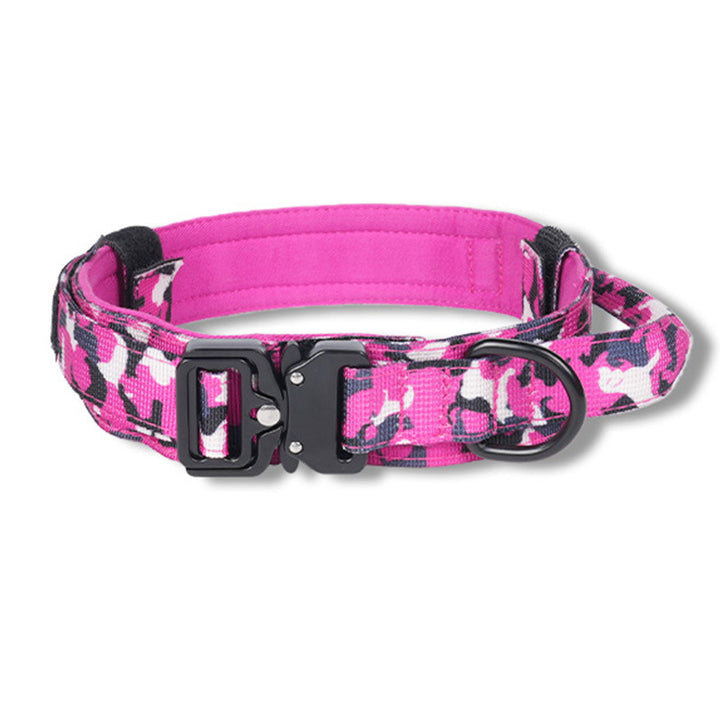 Tactical dog collar with handle