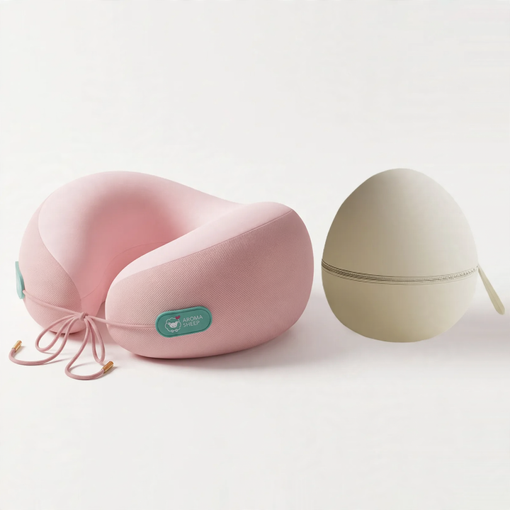 Neck support pillow made of memory foam, U-shape