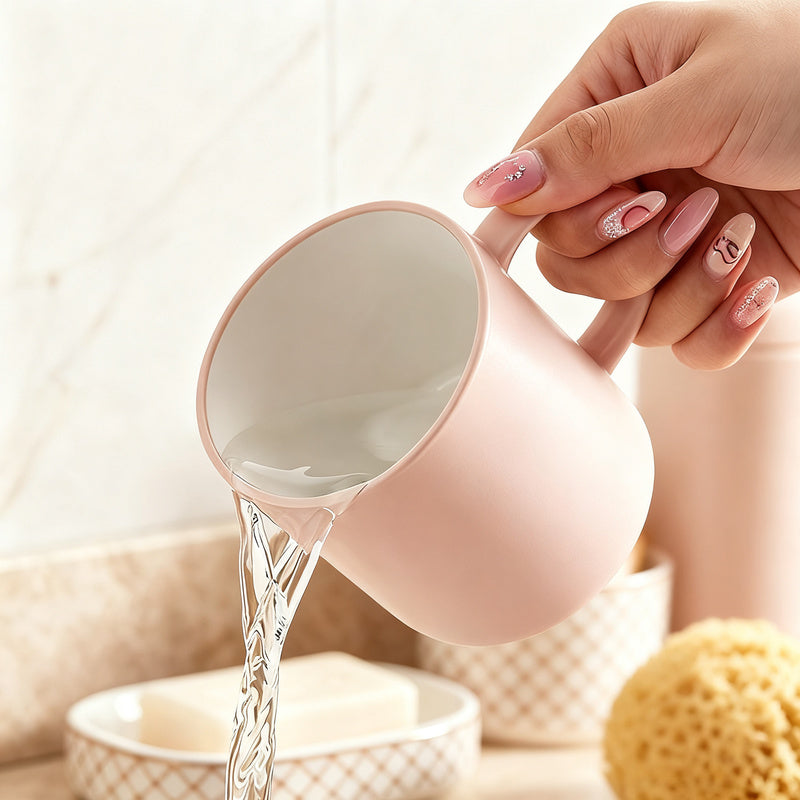 Toothbrush cup made of PP, unbreakable