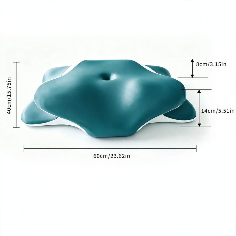 Memory foam neck support pillow