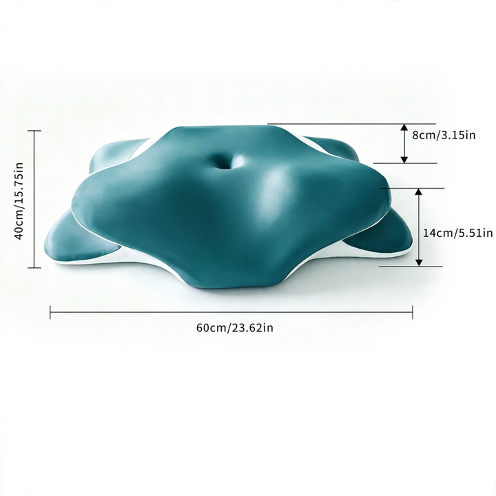 Memory foam neck support pillow