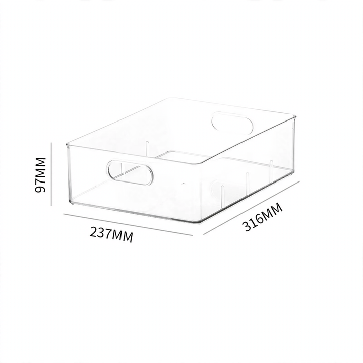 Refrigerator storage box, drawer system