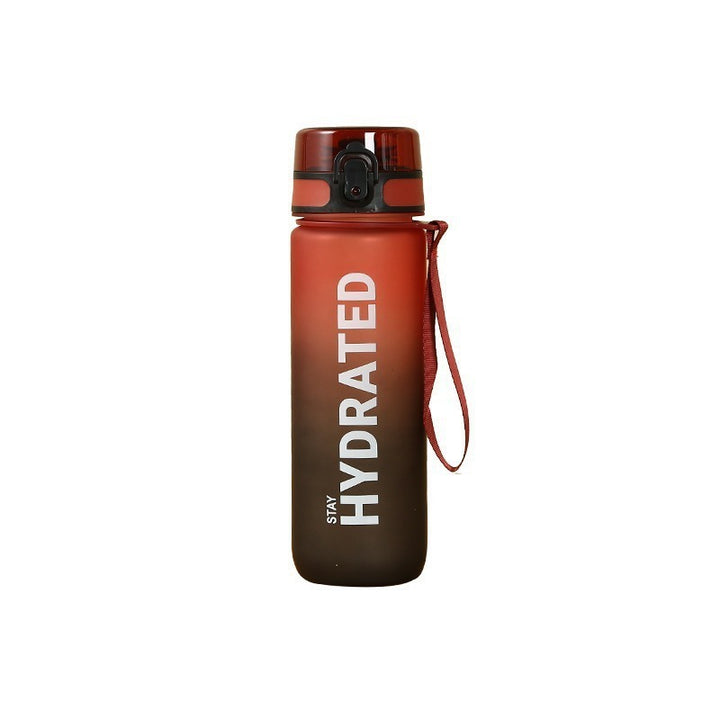 Sports water bottle with flip top, 750–1000 ml