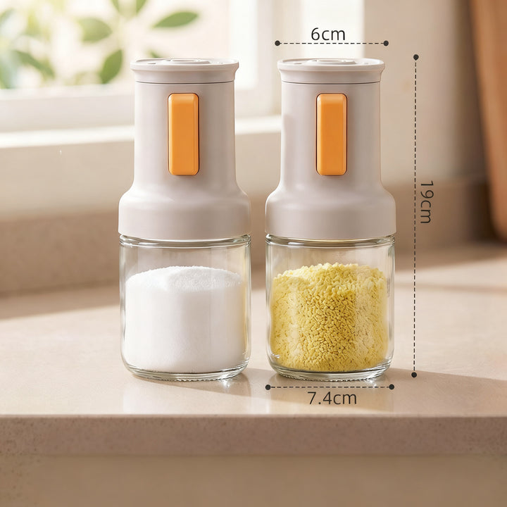Dosage spice shaker with pressure valve, 350 ml