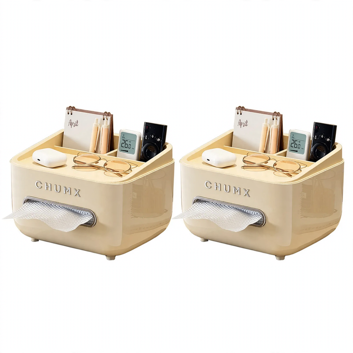 Plastic Tissue Box CD2390 with Storage