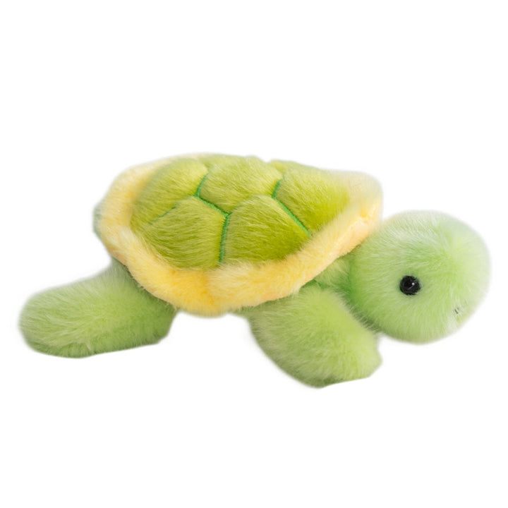 Plush turtle with magnetic back