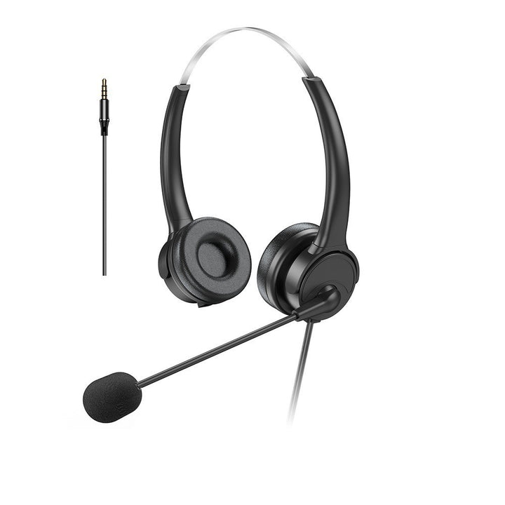 Bai'en DH800 Call Center Agent Telemarketing Outbound Customer Service Headset Computer Mobile Phone Telephone Headset