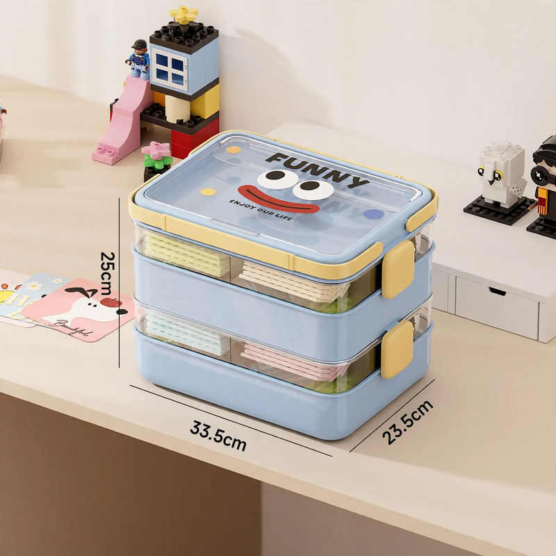 Toy storage box with compartments, model DD2572