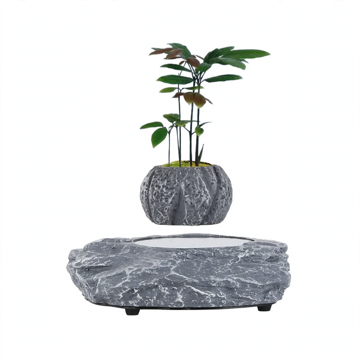 Magnetically levitating Bluetooth speaker with ambient light