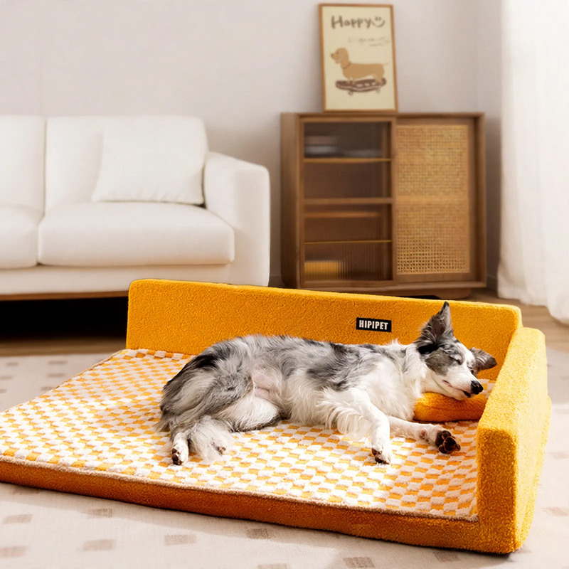 Dog bed, semi-closed, washable, foam