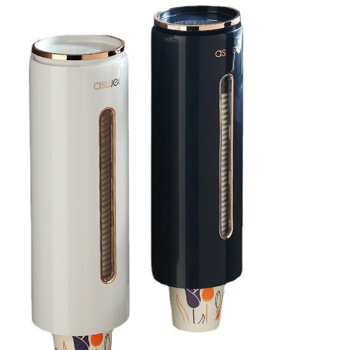 Cup holder, automatic, dust-proof, no drilling