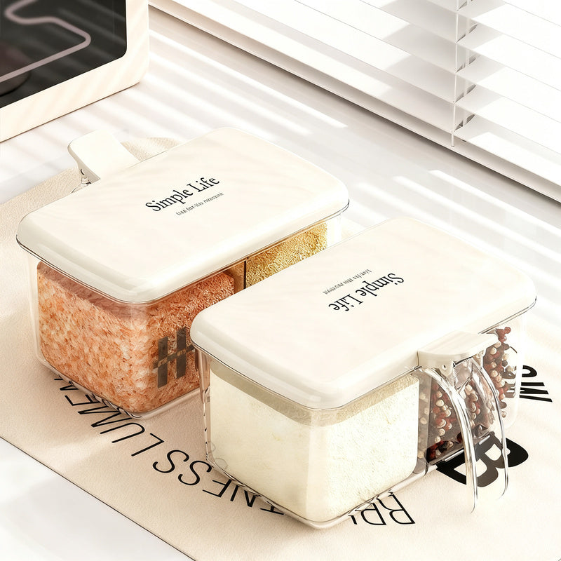 Spice box with multiple compartments