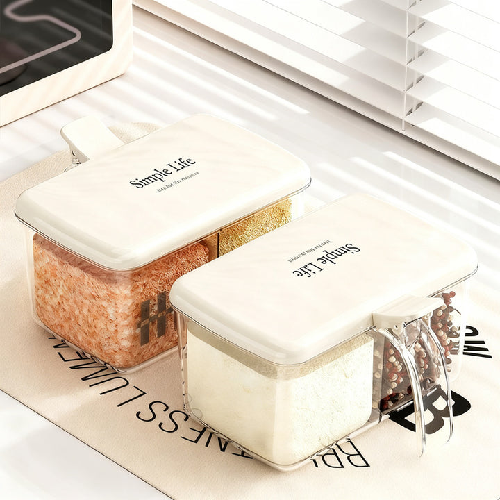 Spice box with multiple compartments