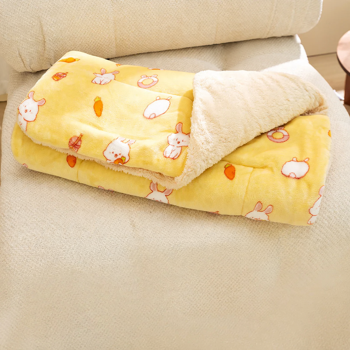 Pet mat made of flannel, warming, different sizes