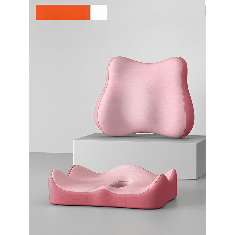 Seat cushion with integrated backrest