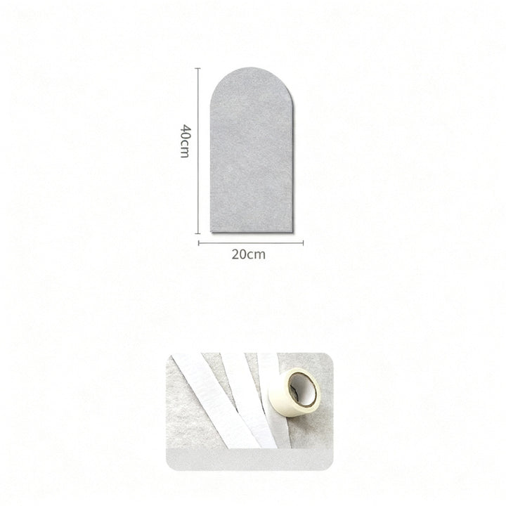 Foam wall panels with arch design, protective padding