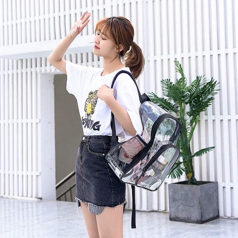 Transparent Backpack, 20–35 L, waterproof