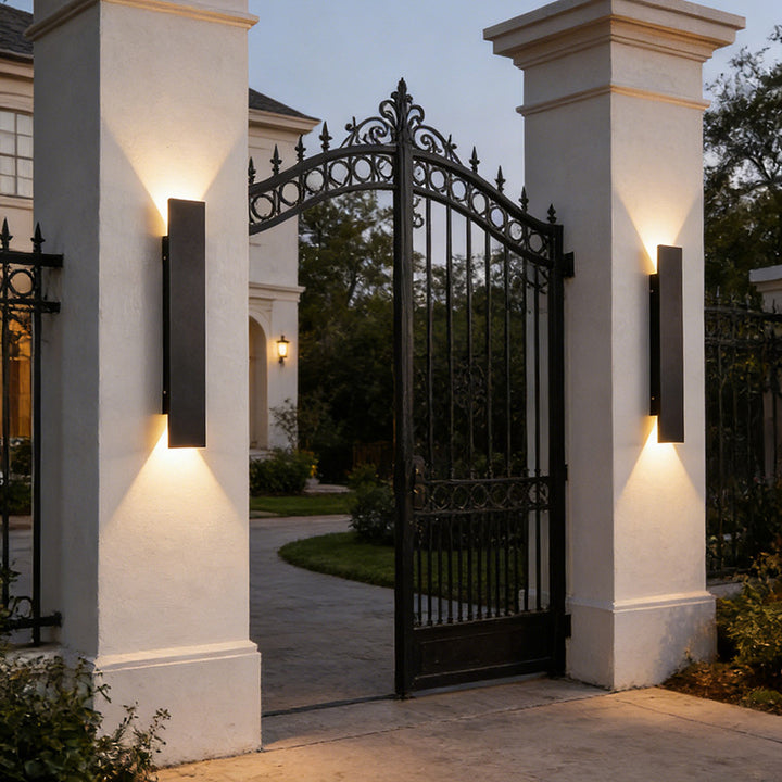 Outdoor wall light IP65 LED up-down aluminum
