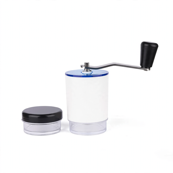 Hand crank coffee grinder, portable