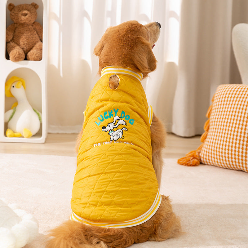 Padded vest for large dogs